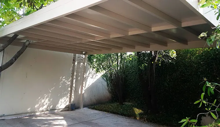 Cubierta de estacionamiento, Calle Los Juglares, Lo Barnechea